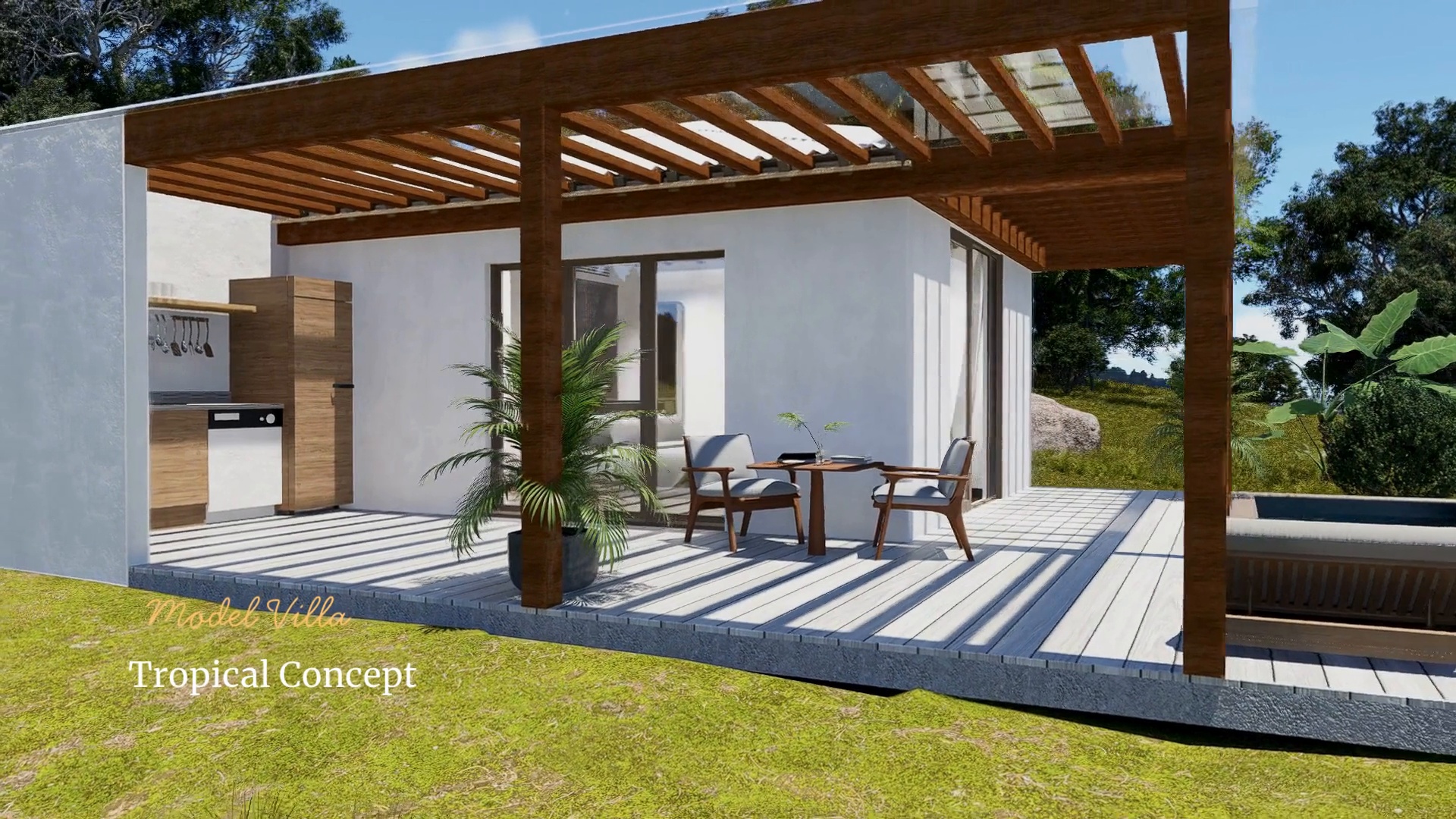 Aïko Lodge — terrasse & espace de vie MOÏA HOUSE
